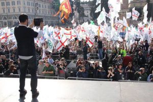 salvini piazza del popolo