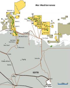 Eni Egitto delta Nilo
