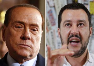 Silvio Berlusconi e Matteo Salvini