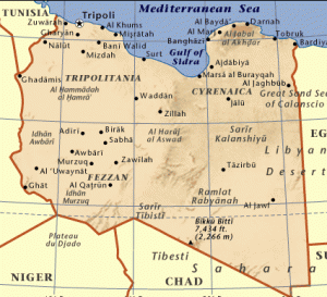 Libia map