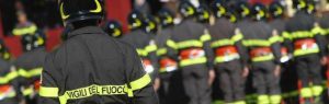 vigili del fuoco protesta