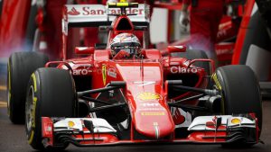 Ferrari Formula One driver Kimi Raikkonen of Finland leaves the pit during the first free practice session at the Monaco F1 Grand Prix May 21, 2015. REUTERS/Max Rossi Picture Supplied by Action Images