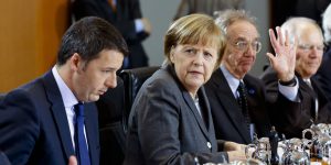 troika padoan merkel
