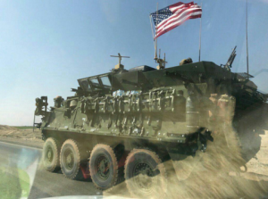 veicolo striker del 3°battaglione ranger usa in Siria