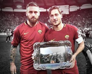 Totti De Rossi addio identità olimpico capitani