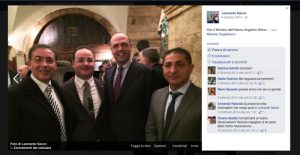 Il ministro Alfano con boss accoglienza