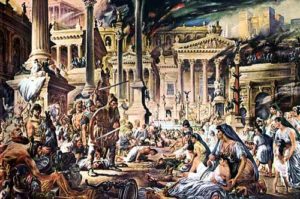 caduta roma invasioni barbariche