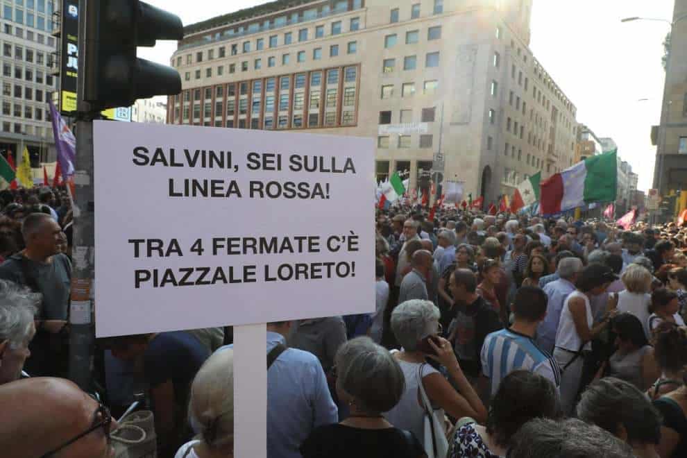 Milano Salvini piazzale Loreto
