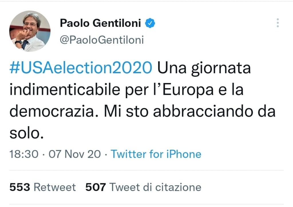 Biden illusione pace democrazia