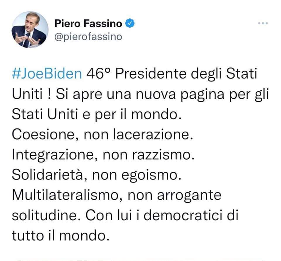 piero fassino elogia biden