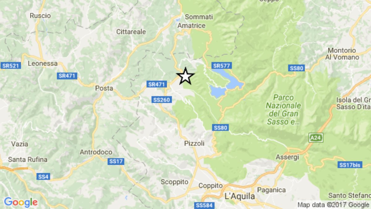 terremoto in centro Italia