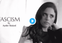 Il ministro israeliano si spruzza il profumo “Fascismo”. Ed è polemica (Video) Il ministro Ayelet Shaked il profumo "fascismo"