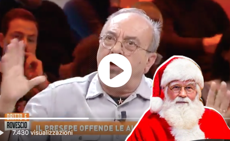 Babbo Natale Video.Vauro Alla Frutta Se La Prende Con Babbo Natale Sembra Un Ciccione Pedofilo Video Il Primato Nazionale