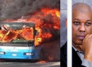 Bus incendiato, il dirottatore senegalese non sentiva le voci. La perizia: “Era sano di mente” bus incendiato sy