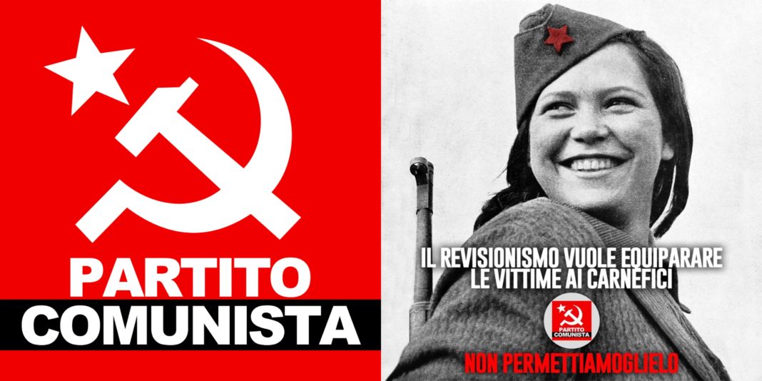 Partito Comunista, locandina Foibe