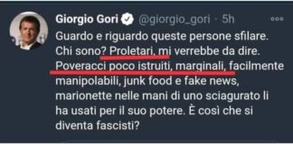 giorgio gori radical chic tweet