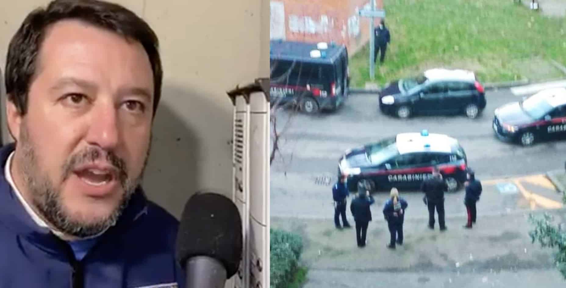 Blitz nell'appartamento della citofonata di Salvini: due arresti proprio per spaccio