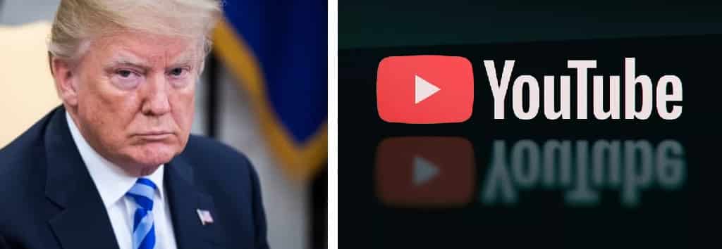 Trump sospeso anche da YouTube: "Diffonde video che incitano alla violenza"
