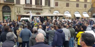 firenze, protesta