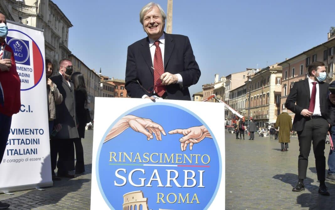 sgarbi roma centrodestra