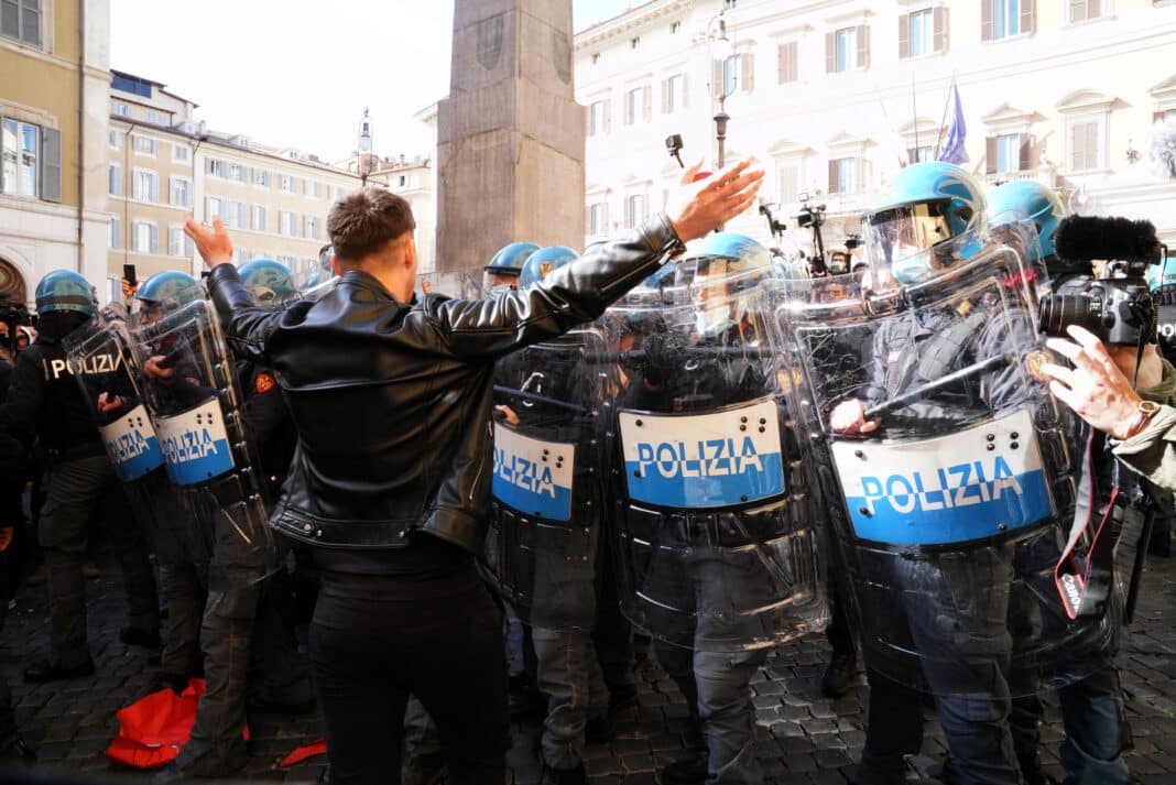 proteste, governo Draghi