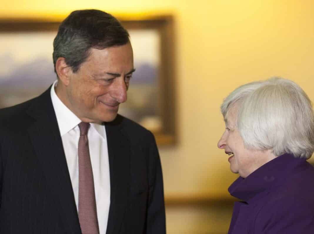 Draghi 100 Time, Yellen