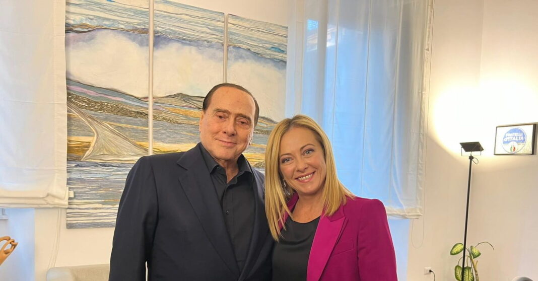 Meloni Berlusconi pace