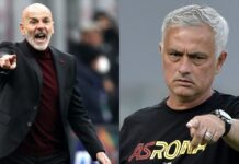 Milan-Roma, le vittorie opposte di Pioli e Mourinho pioli mourinho, calcio