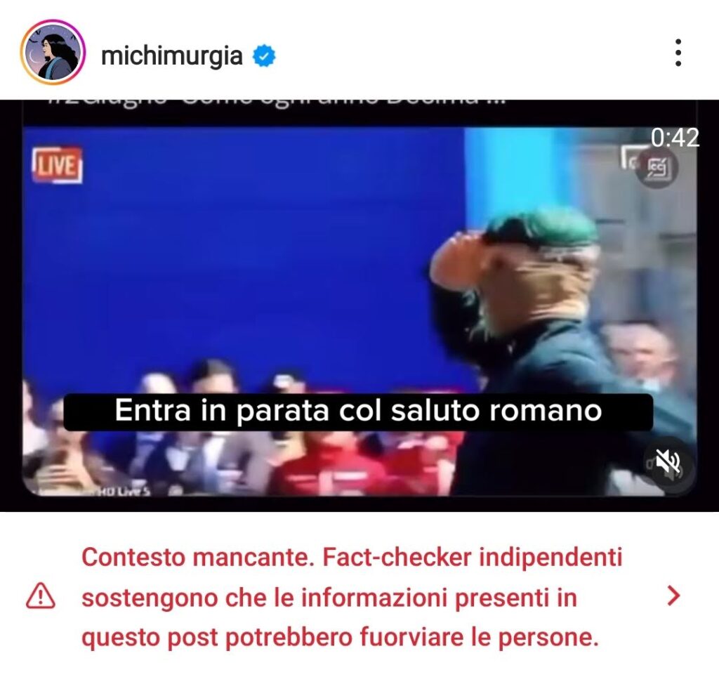 Perfino gli “sbufalatori” sbugiardano Murgia e Saviano sulla parata del 2 giugno Perfino gli “sbufalatori” sbugiardano Murgia e Saviano sulla parata del 2 giugno