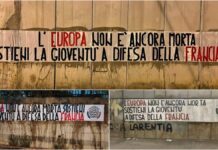 Devastazioni in Francia, striscioni di CasaPound a sostegno dei giovani identitari: “L’Europa non è ancora morta” casapound francia