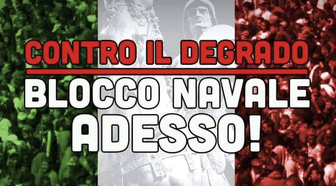 blocco navale manifestazione bergamo