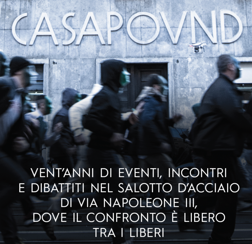 Vent’anni di CasaPound, vent’anni degli identitari in Italia. Celebrati con un libro da non perdere