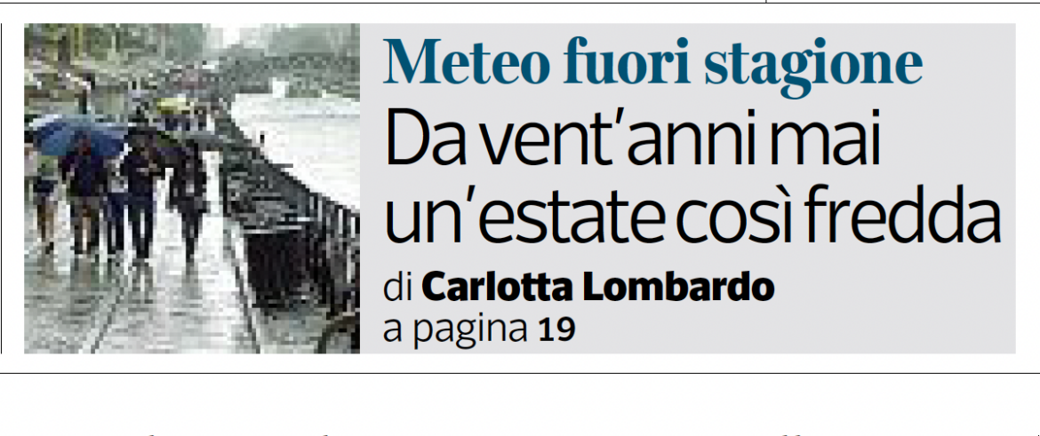 Estate fredda Corriere