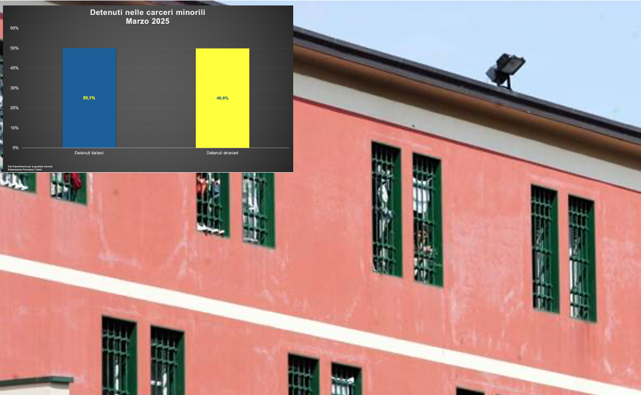 Quasi il 50 per cento dei detenuti nelle carceri minorili italiane è straniero: i dati che dimostrano l’urgenza della remigrazione