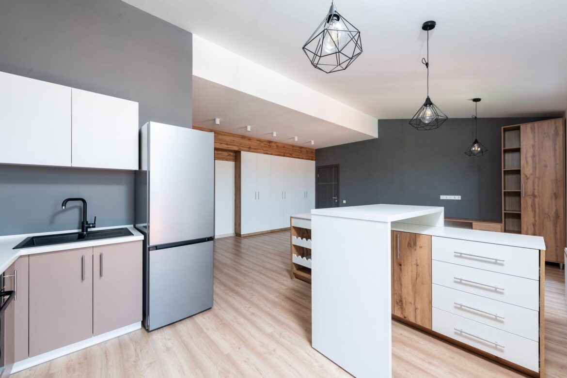 modern apartment kitchen interior design